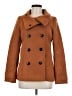 H&M 100% Polyester Brown Coat Size 6 - photo 1