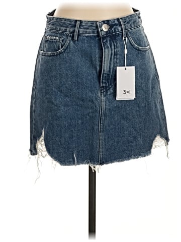 3x1 Denim Skirt (view 1)