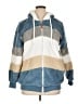 Unbranded 100% Polyester Blue Zip Up Hoodie Size XL - photo 1