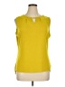 Worthington Yellow Sleeveless Blouse Size XL - photo 1