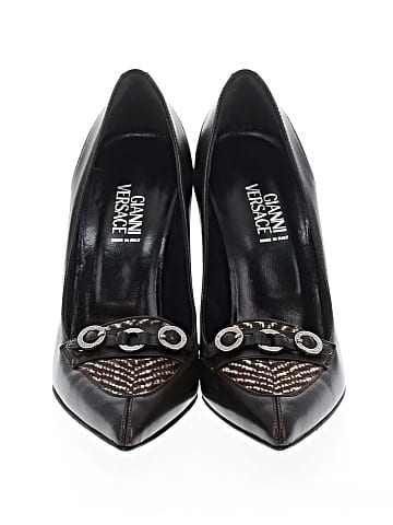 Gianni Versace Vintage Ponyhair Accent Pumps (view 2)