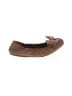 Miu Miu 100% Leather Houndstooth Brown Flats Size EU 40 - photo 1