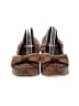 Miu Miu 100% Leather Houndstooth Brown Flats Size EU 40 - photo 2