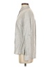 Express 100% Rayon Metallic Gray Long Sleeve Button-Down Shirt Size XS - photo 5