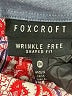 Foxcroft Paisley Pink 3/4 Sleeve Button-Down Shirt Size 18 - photo 4