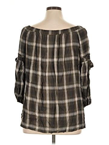 Max Studio 3/4 Sleeve Blouse (view 2)