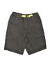 Hanna Andersson Solid Gray Cargo Shorts Size 8 - photo 1