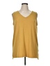Zenana Yellow Sleeveless T-Shirt Size 1X - photo 1