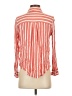 ABound 100% Rayon Stripes Orange Long Sleeve Button-Down Shirt Size XS - photo 2