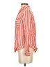 ABound 100% Rayon Stripes Orange Long Sleeve Button-Down Shirt Size XS - photo 5