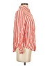 ABound 100% Rayon Stripes Orange Long Sleeve Button-Down Shirt Size XS - photo 4