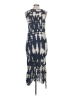 XCVI 100% Rayon Tie-dye Blue Casual Dress Size M - photo 2