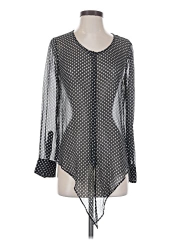 Broadway & Broome Long Sleeve Silk Top (view 1)