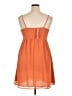 Elle 100% Polyester Solid Orange Cocktail Dress Size 14 - photo 2