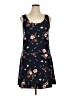 Mudd Floral Black Casual Dress Size XL - photo 1