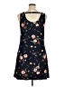 Mudd Floral Black Casual Dress Size XL - photo 2