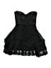 Bebe 100% Polyester Black Cocktail Dress Size XXS - photo 1