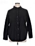 Mondetta Solid Black Long Sleeve Blouse Size XL - photo 1