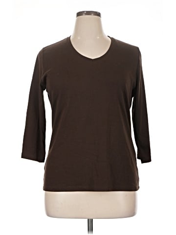 St. John's Bay 3/4 Sleeve Top (view 1)