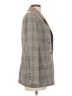 Due Per Due Plaid Gray Blazer Size 10 - photo 4