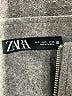 Zara 100% Polyester Gray Jacket Size S - photo 6