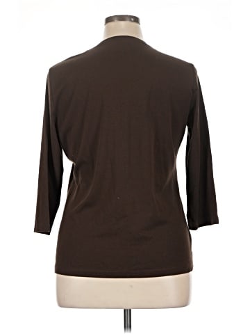St. John's Bay 3/4 Sleeve Top (view 2)