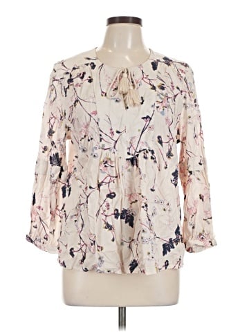 Caslon 3/4 Sleeve Blouse (view 1)