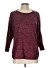Cathy Daniels Burgundy 3/4 Sleeve Top Size L - photo 1