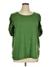 Max Studio Green 3/4 Sleeve T-Shirt Size 1X - photo 1