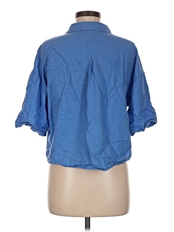 H&M 3/4 Sleeve Button-Down Shirt (view 2)