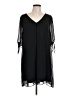 Soprano 100% Polyester Black Casual Dress Size L - photo 1