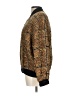 Sunny Leigh 100% Silk Print Gold Jacket Size L - photo 5