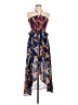 Red Carter 100% Polyester Paisley Blue Cocktail Dress Size M - photo 1