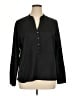 The Limited 100% Polyester Black Long Sleeve Blouse Size XL - photo 1