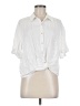 Rose + Olive Ivory White Short Sleeve Blouse Size M - photo 1