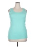 St. John's Bay Teal Tank Top Size XXL - photo 1