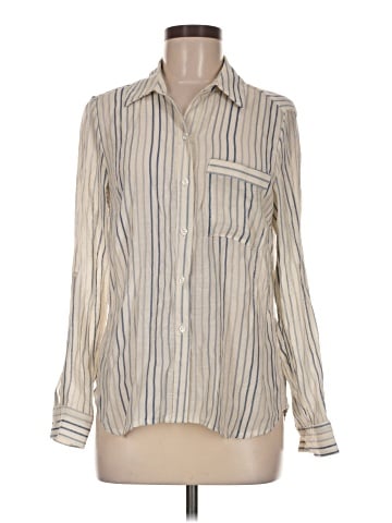 Indigo Rose Long Sleeve Button-Down Shirt (view 1)