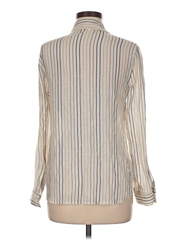 Indigo Rose Long Sleeve Button-Down Shirt (view 2)