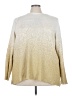 Liz Claiborne Career Metallic Gold Pullover Sweater Size 3X - photo 1