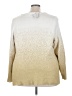 Liz Claiborne Career Metallic Gold Pullover Sweater Size 3X - photo 2
