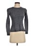Tory Burch 100% Cotton Gray Long Sleeve Top Size S - photo 1