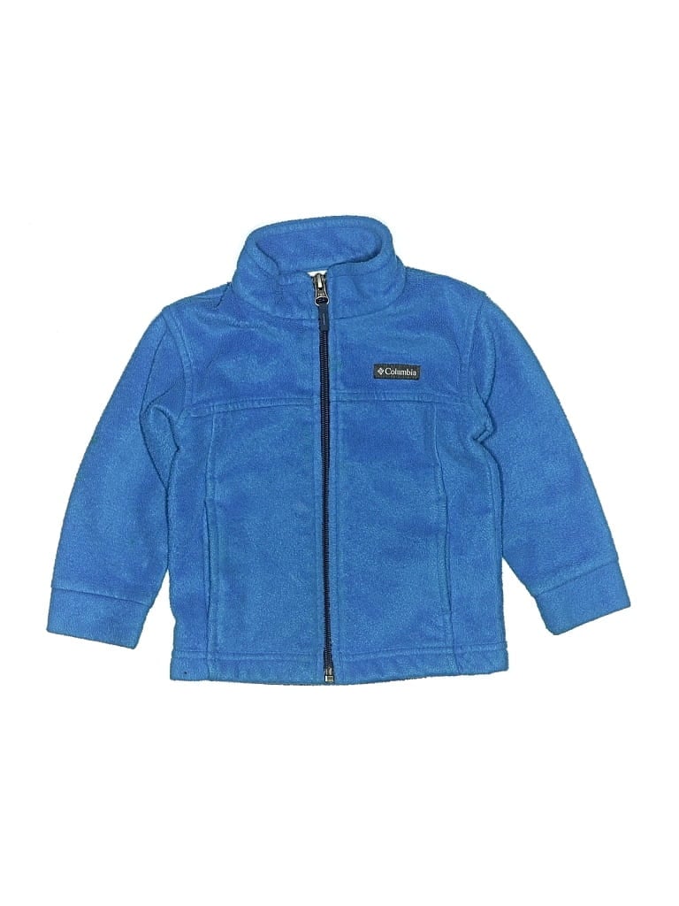Pre-owned Columbia Kids' Fleece Jacket In Blue