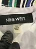 Nine West Graphic Silver Cocktail Dress Size 10 - photo 7