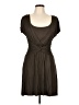 Three Dots Solid Brown Casual Dress Size L - photo 1