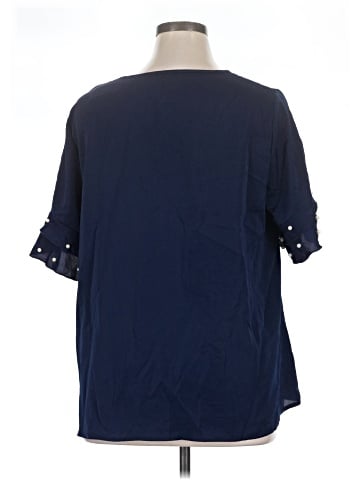 BLOOMCHIC Short Sleeve Blouse (view 2)