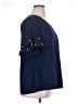 BLOOMCHIC 100% Polyester Blue Short Sleeve Blouse Size 14 - 16 - photo 4