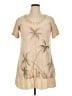 Raya Sun Tan Short Sleeve Blouse Size XL - photo 1