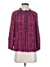 BCBGMAXAZRIA 100% Silk Pink 3/4 Sleeve Silk Top Size XS - photo 1