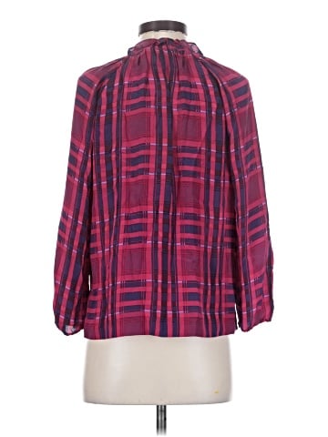 BCBGMAXAZRIA 3/4 Sleeve Silk Top (view 2)