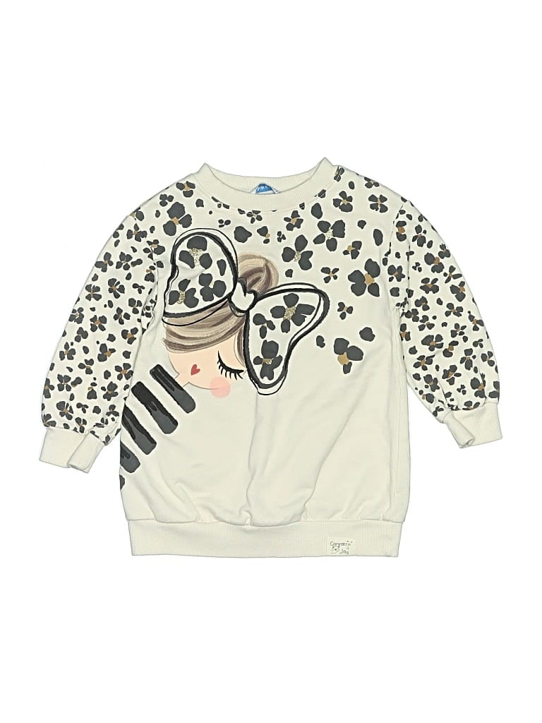 Pre-owned Mayoral Kids' Sweatshirt In Ivory